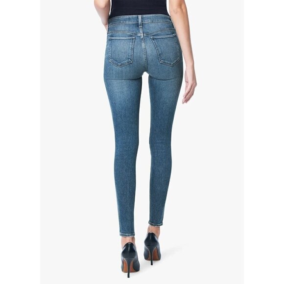 Joe's Jeans The Icon Skinny Crop Low Rise Medium Wash Stretch Women's 25 25x26 - Picture 2 of 13